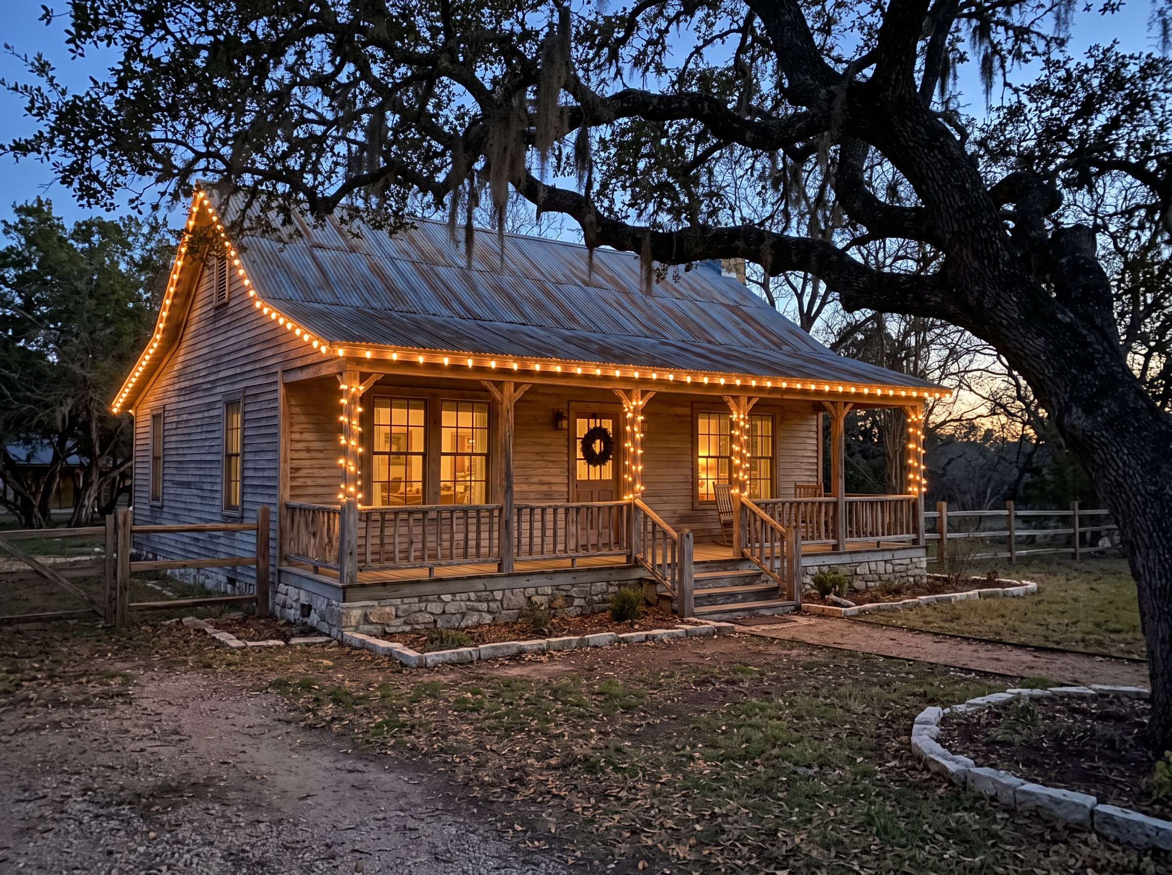 Historic cottages in New Braunfels